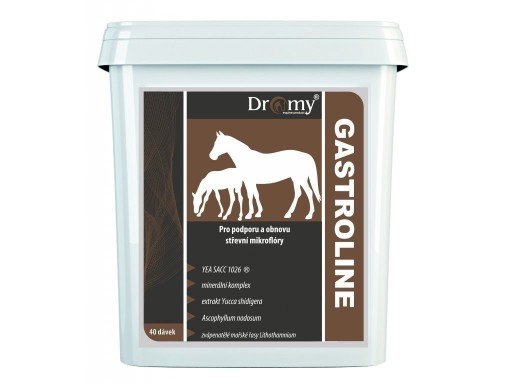 Zdjęcie oferty: DROMY gastroline probiotyk na jelita dla koni 3 kg