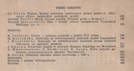 Zdjęcie oferty: Wiadomości numizmatyczne 45-46/1968