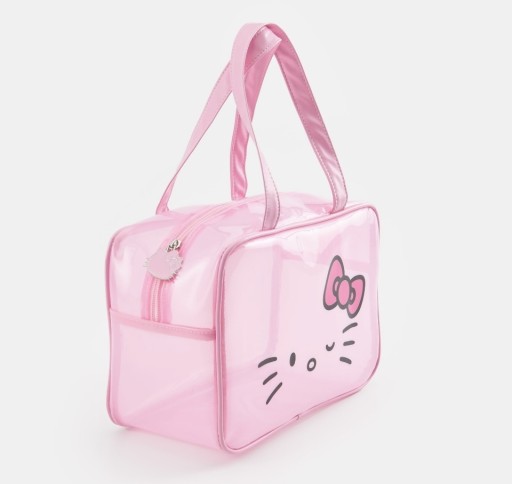Zdjęcie oferty: Różowa kosmetyczka Hello Kitty przezroczysta