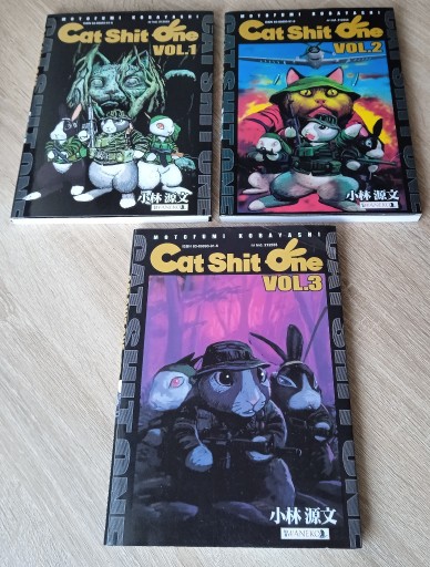 Zdjęcie oferty: Manga Cat Shit One - tomy 1-3 (komplet)