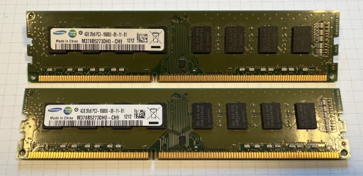 Zdjęcie oferty: RAM 8GB (2x 4GB) SAMSUNG DDR3 1333MHz