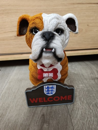 Zdjęcie oferty: Figurka Buldog Pies Welcome England