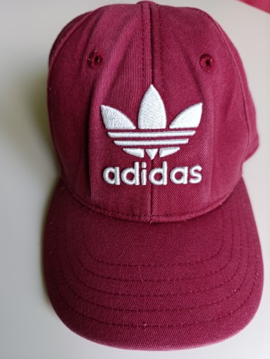 Zdjęcie oferty: Czapka z daszkiem ADIDAS bordo dla dziecka regulac