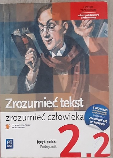 Zdjęcie oferty: ZROZUMIEĆ TEKST ZROZUMIEĆ CZŁOWIEKA 2.2