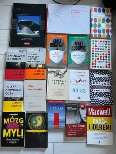 Zdjęcie oferty: Komplet 10 książek do wyboru