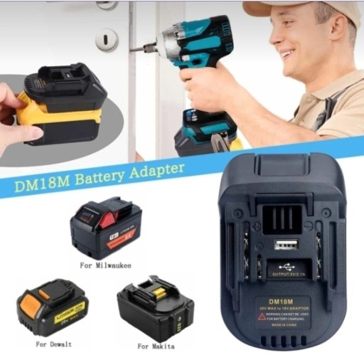 Zdjęcie oferty: Komwenter adapter dewalt milwaukee na makita