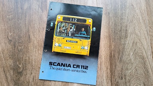 Zdjęcie oferty: Oryginalny prospekt folder autobus SCANIA CR112