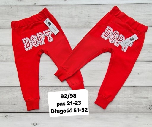 Zdjęcie oferty: Spodnie dres chłopiec despacito 92 DSPT czerwony 