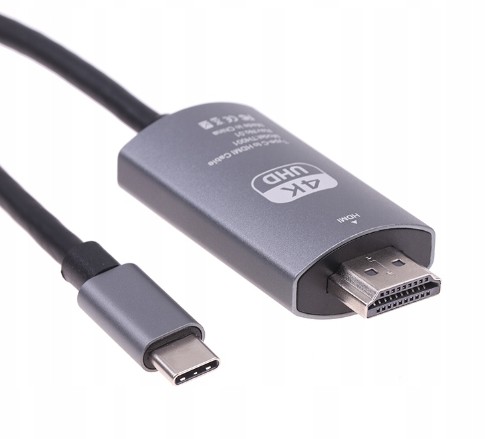 Zdjęcie oferty: KABEL ADAPTER USB-C DO HDMI 4K UHD 200CM MHL