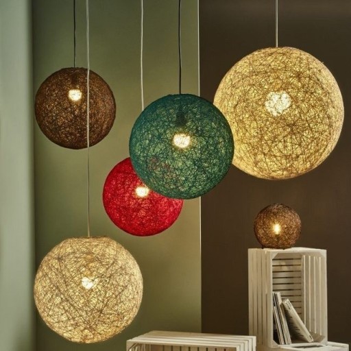 Zdjęcie oferty: Nowoczesna lampa kula Colours ADERY 55cm 1X60W E27