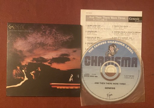 Zdjęcie oferty: Genesis …And Then There Were Three… Japan mini lp CD