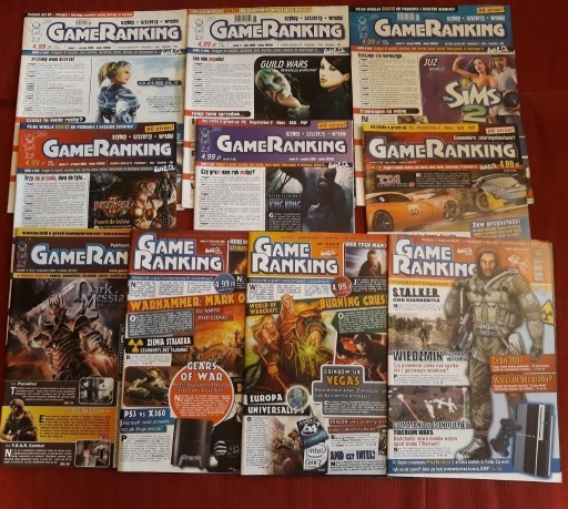 Zdjęcie oferty: GameRanking - czasopismo, 10 numerów