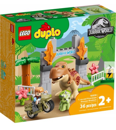 Zdjęcie oferty: Lego duplo ucieczka tyranozaura 10939