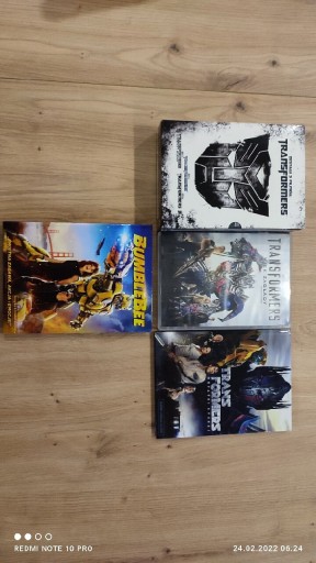 Zdjęcie oferty: Filmy DVD Transformers 1-5, Bumblebee 