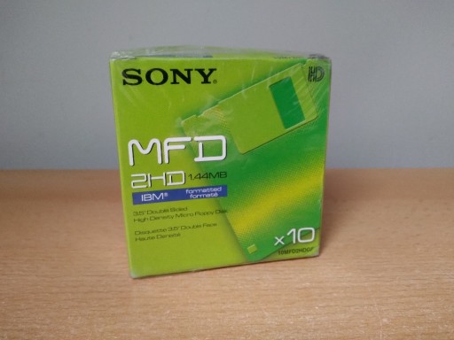 Zdjęcie oferty: Dyskietki SONY 10 sztuk folia