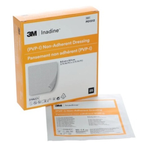 Zdjęcie oferty: 2 X INADINE Systagenix z jodem 9,5 x 9,5 cm. 25 sztuk. RAZEM 50 SZTUK.