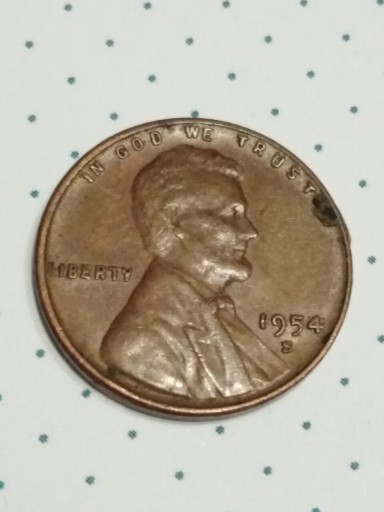 Zdjęcie oferty: Moneta 1 cent usa Lincoln 1954 S
