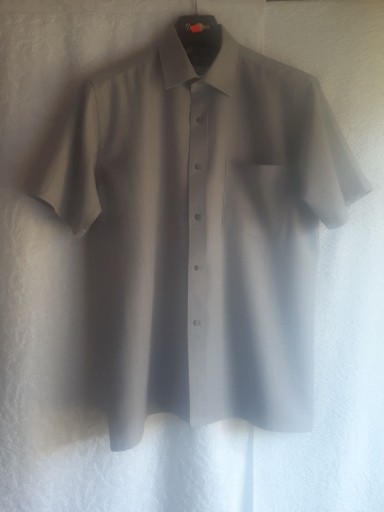 Zdjęcie oferty: Jasnoszara koszula Hugo Boss, 80% bawełna, r. 40/M