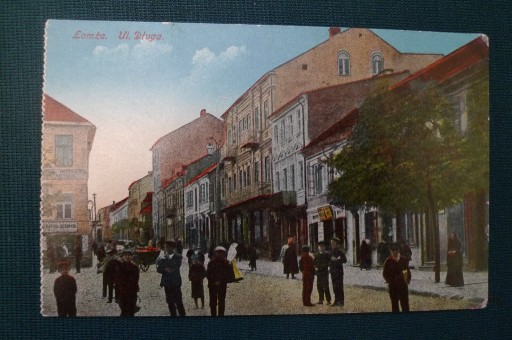 Zdjęcie oferty: ŁOMŻA UL. DŁUGA - PUTKOWSKI 1916 R. 