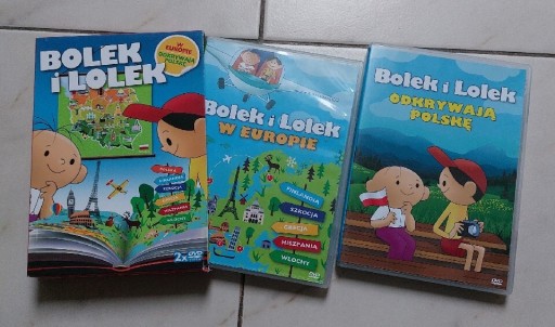 Zdjęcie oferty: DVD 2x Bolek i Lolek w Europie, odkrywają Polskę 