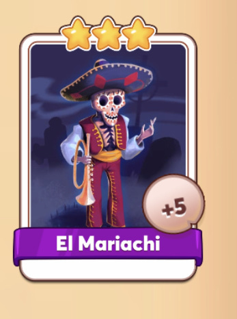 Zdjęcie oferty: Karta "El Mariachi" Coin Master