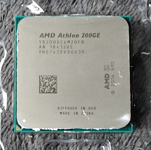 Zdjęcie oferty: Procesor AMD Athlon 200GE X2 3,2 GHz dwurdzeniowy