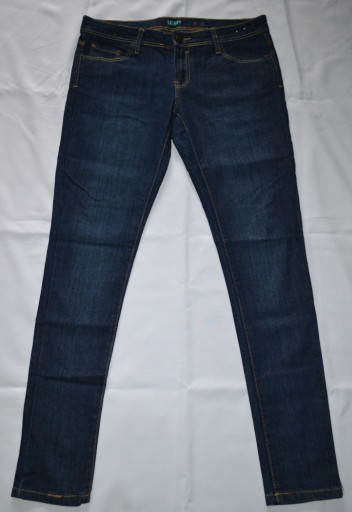 Zdjęcie oferty: Spodnie damskie rurki skinny granatowe Denim r. 40