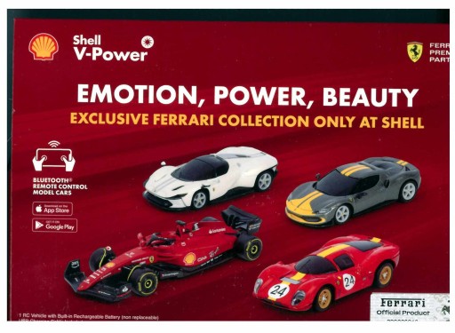 Zdjęcie oferty: Ekskluzywna Kolekcja Ferrari Shell pojedyńczo