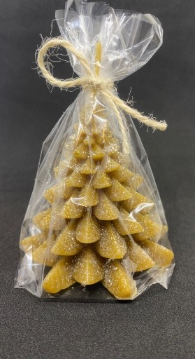 Zdjęcie oferty: Świeca świeczka woskowa z wosku pszczelego choinka