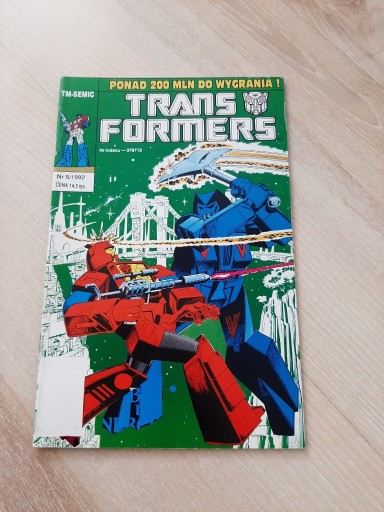 Zdjęcie oferty: TRANS FORMERS 5/92 TM-SEMIC  nr kat. 686