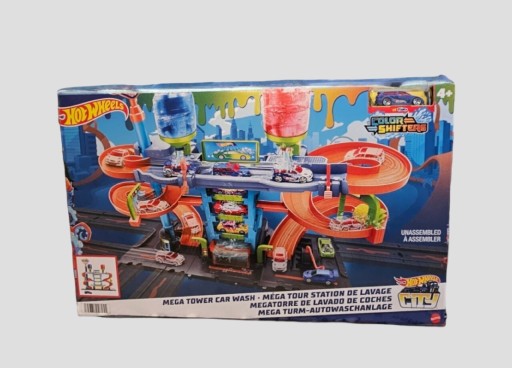 Zdjęcie oferty: Hot Wheels zakręcona mega myjnia 