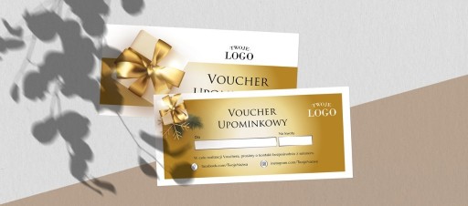 Zdjęcie oferty: Vouchery/Karty/Bony Podarunkowe - z logo - 100 szt