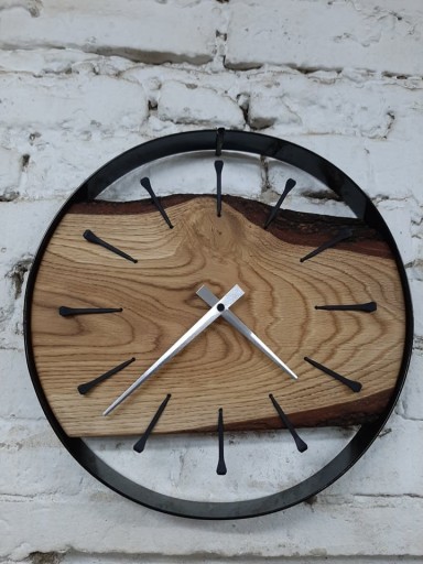 Zdjęcie oferty: Drewniany zegar Mokosz 35 cm