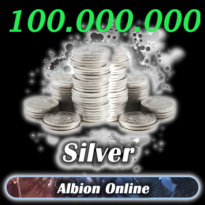 Zdjęcie oferty: Albion Online Srebro 100.000.00 Silver 100kk Coin
