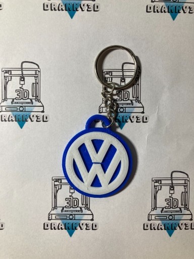 Zdjęcie oferty: Brelok do kluczy Volkswagen, wydruk 3D