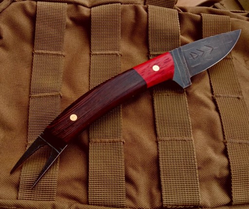 Zdjęcie oferty: Bushcraft Padouk - Wenge Nóż Ręcznie Robiony