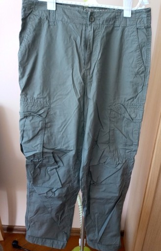 Zdjęcie oferty: spodnie męskie casual szare bojówki worker 32