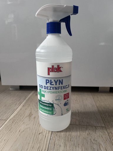 Zdjęcie oferty: Plak płyn do dezynfekcji rąk i powierzchni 1L