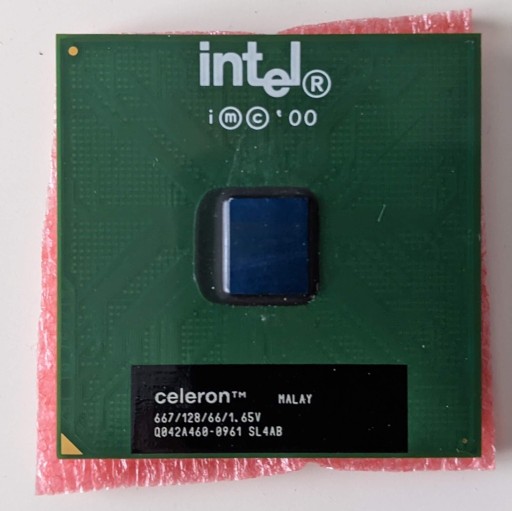 Zdjęcie oferty: Procesor Intel Celeron 667Mhz 1 x 0,67 GHz