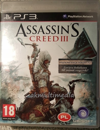 Zdjęcie oferty: Assassin’s Creed III PS3 PL