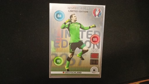 Zdjęcie oferty: Panini Euro 2016 Limited Edition Neuer