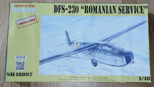 Zdjęcie oferty: DFS 230 Romanian Service 1/48 Special Hobby
