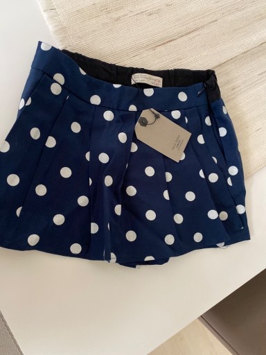 Zdjęcie oferty: Zara girls spódnica szorty grant w grochy szkoła