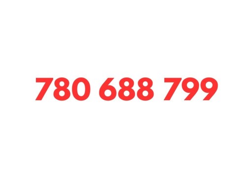 Zdjęcie oferty: 780 688 799 STARTER ORANGE KARTA SIM GSM PREPAID ZŁOTY PROSTY ŁATWY NUMER