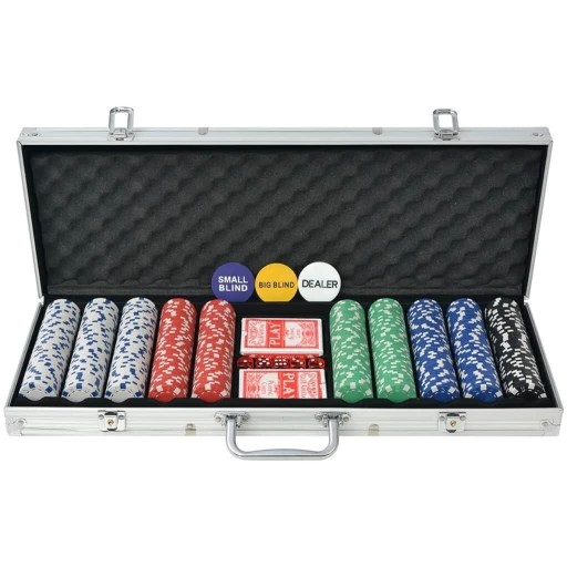 Zdjęcie oferty: Pokerowy zestaw 300 żetonów albo 500 z