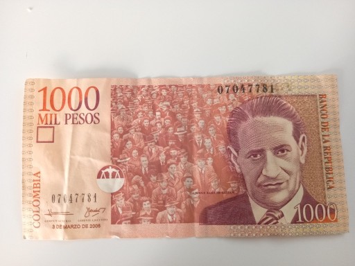 Zdjęcie oferty: Banknot - KOLUMBIA