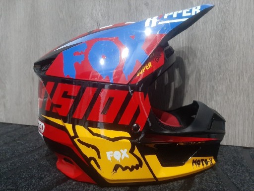 Zdjęcie oferty: KASK FOX V-1 CROSS ENDURO CZAR BLACK/YELLOW YL