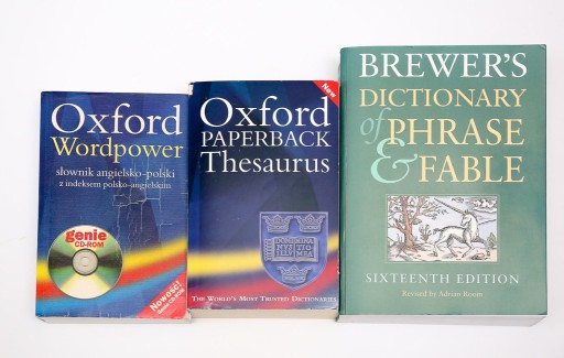 Zdjęcie oferty: Oxford Wordpower, Paperback Thesaurus, Brewer's
