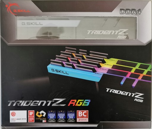 Zdjęcie oferty: G.Skill DDR4-4000 CL 15 Quad-Kit,Trident Z RGB