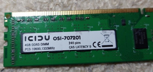 Zdjęcie oferty: Pamięć RAM DDR3 DIMM, 2 razy 4Gb